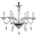Produktbild Komfortabler 6-flg Kronleuchter Luster Esstisch Glas Saal Globo CROWN II 64119-6