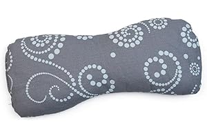 GRÜNSPECHT NATURPRODUKTE GRÜNSPECHT 151-V2 Coussin pour les yeux bio garni de graines de lin, relaxant et rafraîchissant, housse 100% coton (kbA), pour yoga, méditation, gris