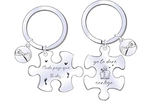 FGHJK Regalo Pareja Llavero de Parejas y Novios Originales Llavero de Pareja Casa Llavero Personalizado de Pareja Regalo de San Valentín Regalo Aniversario Para Parejas