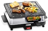 Princess Party 4 Stone - Set raclette con accesorios, color gris y blanco