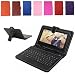 Produktbild REALMAX® 17,8 cm Zoll PU Leder USB/Micro Tastatur Ständer Schutzhülle für Android Tablet A13 Q88 Geschenk