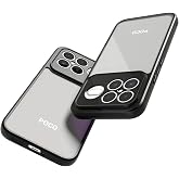 Zipax Xiaomi Poco F8 Ultra Uyumlu Kılıf, Kamera Korumalı, Şeffaf Arka Y&uuml;zey, Siyah
