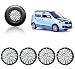 Auto Pearl - Premium Quality Car Full Wheel Cover Caps Silver and Black 13 Inches For - Maruti Suzuki WagonR RS.1299.00