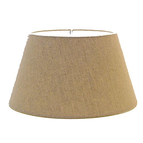 Lampenschirm Rund Leinen Natur Beige TL 25-18-14