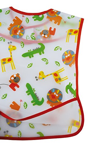 Bieco 38331080 Lätzchen Einfassung, circa 30 x 47 cm, rot - 3