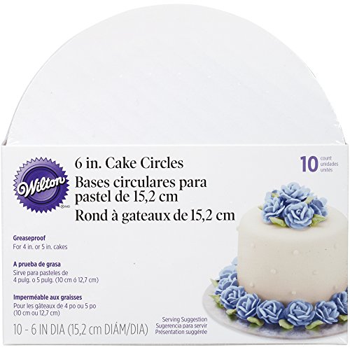 USA Produkt - Cake Boards-6 Circle 10/PKG