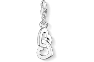 THOMAS SABO Damen Charm-Anhänger Herz Flügel Charm Club 925 Sterling Silber 0613-001-12