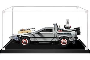 icuanuty Acrylmodell-Display-Box/Display-Vitrine für Sammler für Lego-Display-Box Staubschutzhülle mit Sockel zur freien Aufstellung von Spielzeug40 x 25 x 20 cm-10300