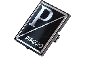 XENITE for Piaggio Vespa LX Primavera Sprint GTV GTS Super 50 150 250 300 300ie 946 Scooter Zubehör Front Emblem Horncover (Farbe : Schwarz)