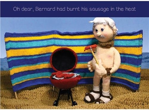 Nudinits Greeting Card for Any Occasion - Burnt Sausage