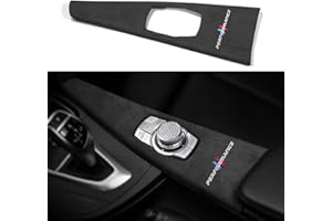 OYDDL Autocollant de voiture multimédia Garniture Cover Gear Shift Cover Intérieur Compatible avec BMW F30 F31 F32 F34 F35 F36 3GT M4 Accessoires (Multimédia, M, Gris)