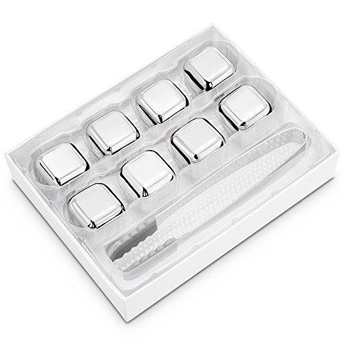Edelstahl Eiswrfel Ice Cubes Set Von Riversong 8 Wiederverwendbare Whisky Steine Mit Zange Zertifizierung Fda Zertifikat Bpa Frei Edelstahl Eiswrfel Ice Cubes Set Von Riversong 8 Wiederverwendbare Whisky Steine Mit Zange Zertifizierung Fda Zertifikat Bpa Frei
