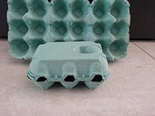 Reseller Pack 51 Green Cardboard Boxes for 6 Eggs, Packers, Farmers
