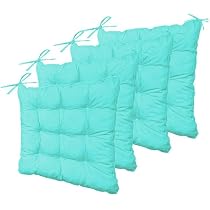 Coussin Bain De Soleil Deco Arts 185x55cm - Imperméable, OEKO-TEX, Bleu Caraïbes