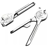 8-in-1 Keychain Multi Tool | Compact Portable Multitool Gadget for Hiking, Traveling, Camping, Picnic, Outdoor Sports, Pocket