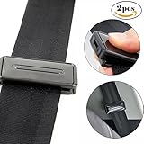 🚗【 Premium-Material 】---Leegoal Auto Sicherheitsgurt Einlager aus hochwertigem ABS-Kunststoff, die langlebige, verschleißfeste und starke Mittel