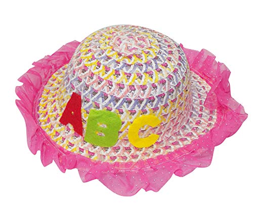 Confidence Kid Summer Hat for Party and Casual Use 15 Gram Pink Pack of 1