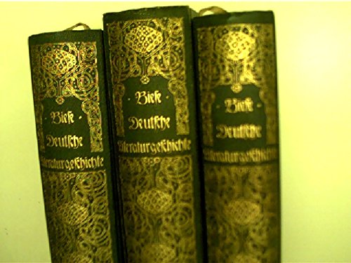 Deutsche Literaturgeschichte Band 1 - 3 (komplett),