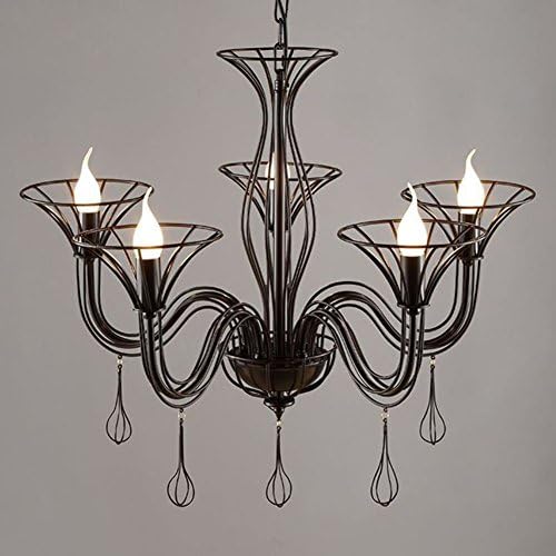 Iron wire Drop of water Pendant chandelier,Led Hanging lighting fixtures Ceiling light fixture Decoration Creative Cafe Restaurant Bar For e27 bulbs-A