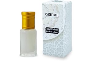 AliMal® Olio profumato Premium Musk Al Tahara | Oli essenziali, puri e analcolici | Profumo arabo per uomo e donna | Essenza profumata olio profumato, profumo, unisex, delicato sulla pelle, 6 ml