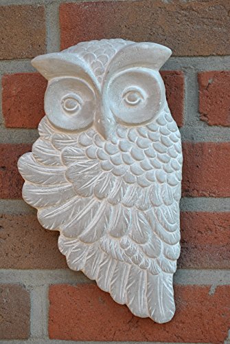 Wandbild Eule,Wanddekoration,grau,31cm