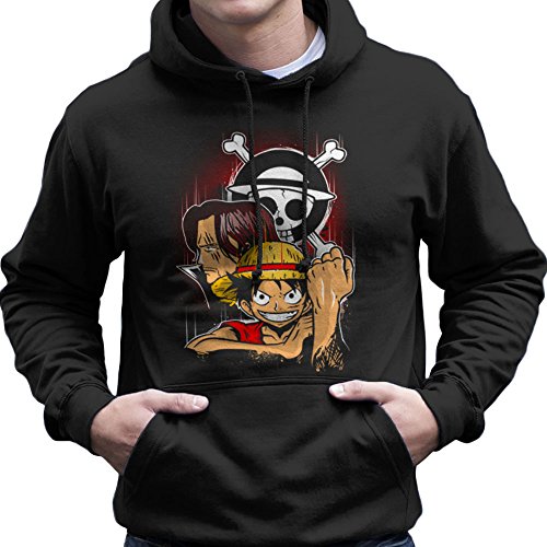 Pirate King Monkey D Luffy One Piece Men's Hooded Sweatshirt