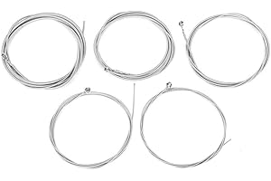 Fafeims Cuerdas para bajo, Cuerdas para bajo eléctrico duraderas de 5 Cuerdas para Accesorios de reemplazo de Instrumentos Musicales