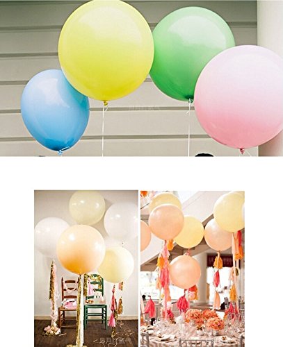 36 Zoll Riesen Latex Luftballons Party Deko (5 Stück) - 2