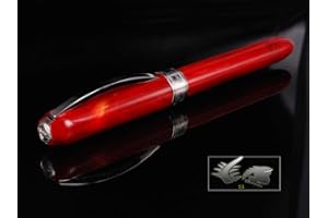 LUCHIANO VISCONTI VISCONTI Rembrandt bien pluma estilográfica, color rosso