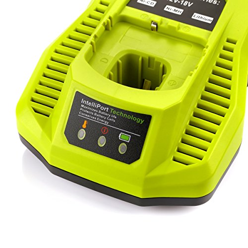 Energup P117 3A 12V~18V Ersatz Ladegerät für alle Ryobi ONE+ 12V~18V Akku (Kompatibel mit 260051002 P117 P118 P113 BCL1418) - 3