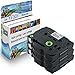 Produktbild Spetan 3x Schriftband Kassette Kompatibel für Brother P-Touch TZ 221 TZE221 TZ221 Schwarz auf Weiß 9mm x 8m Schreibband Beschriftungsband Farbband 3x TZ-221-Black