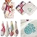 Thenice Baby Drool Cotton Handkerchief Bibs Face Towel Set
