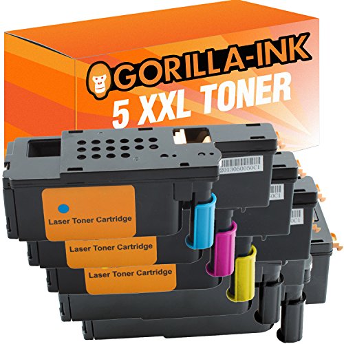 Gorilla-Ink® 5x Toner XXL kompatibel für Dell E525 E525 W