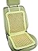 Price comparison product image ObboMed SW-7340 Natural Wood Beaded Cushion, Comfort Massage Seat Cover for Car, Bench, Office Computer Chair, Wheelchair, Cream - 92 x 43 cm
