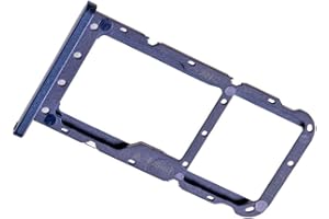 MAINHATTAN MOBILE Huawei P20 Lite Simkartenhalter und Micro-SD Card Fach, Original Ersatzteil, Blau