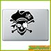 Produktbild "Totenkopf Auge Pirat" Aufkleber Sticker für Macbook Air 11 13, Macbook skin 13, 15, 17 Zoll inch Apple Notebook Aufkleber ohne Hintergrund Tattoo Vinyl PEGATINA Apple
