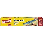 Koroplast Fermuarlı &Ccedil;anta B&uuml;y&uuml;k Boy 27 Cm* 28 Cm