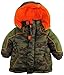 iXtreme Baby Boys Infant Camo Print Fleece Lined Puffer Winter Hooded Jacket, Forest, 24 Months