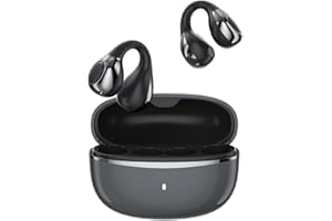 TANALAZ Open-Ear-Kopfhörer I5, Kabellose Bluetooth 6.0 Clip-On-Ohrhörer mit ENC, IPX5 wasserdicht, 36 Std. Langlebige Wiedergabe, Kristallklare Gespräche, Sicherer Sitz für Sport/Laufen/Arbeit/Gym