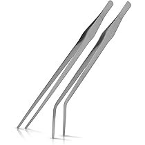 Pinzette Per Bonsai In Acciaio - Per Togliere Foglie Secche E Applicare Muschio, Design Ergonomico - Foto 10