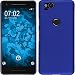 Produktbild PhoneNatic Case für Google Pixel 2 Hülle Blau gummiert Hard-Case Case