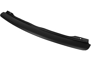 Aroba AR241 Osłona progu bagażnika kompatybilna z Skoda Roomster od roku produkcji 5.2006-9.2015, ochrona zderzaka, dokładnie dopasowana z zagięciem ABS, czarna