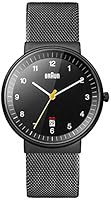 Braun Herren-Armbanduhr Gents Classic Analog Quarz BN0032BKBKMHG