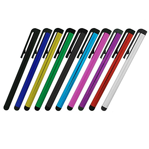 LeSB 10 pz Pennino Capacitivo per Touch Screen, Universale, Penna Stilo per iPhone, iPad, Samsung, HTC, Tablet, Touch Screen del GPS auto e per Tutti