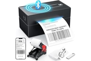 AIXIQEE Etikettendrucker Wi-Fi Labeldrucker WLAN 4x6 Versandetiketten Drucker Thermodrucker Etiketten Thermal Printer für Windows, Mac, Android und iPhone, verwendet für Amazon, eBay, Shopify, Temu, TK