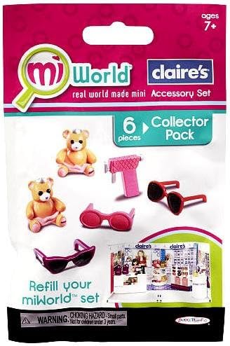 MiWorld Playset Refills Claires Set Collector Pack 1