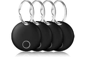 Ainiv Smart Tag 4-pack, Bluetooth-artikelsökare, artikelspårare kompatibel med Apple Hitta min (endast iOS), upp till 50 m/16