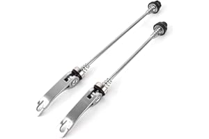 PLATT Set de Serrage Rapide pour vélo Brochette Avant et Moyeu de Roue Arrière pour Route VTT Vélo de Montagne