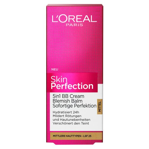 L’Oréal Paris Dermo Skin Perfection BB Cream, medium, 1er Pack (1 x 50 ml) - 2