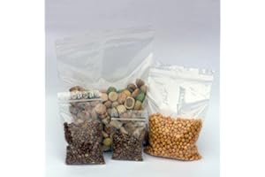 SCHRAUBENDEALER Druckverschlussbeutel extra stark 90µ transparent LDPE (60 Varianten) (250 x 350-100 Stk.)